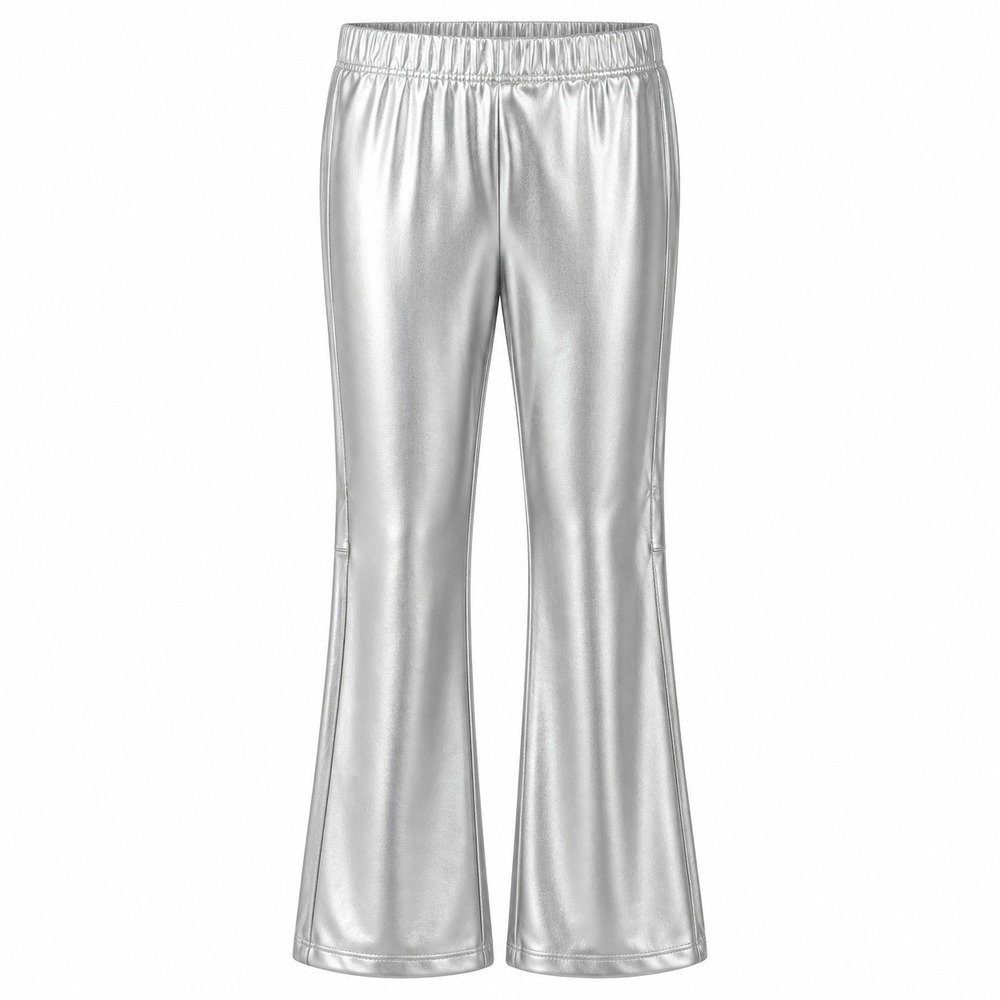 NWT Show Me Your Mumu Space Cowboy Nashville Flare Pants Women XS Metallic Disco